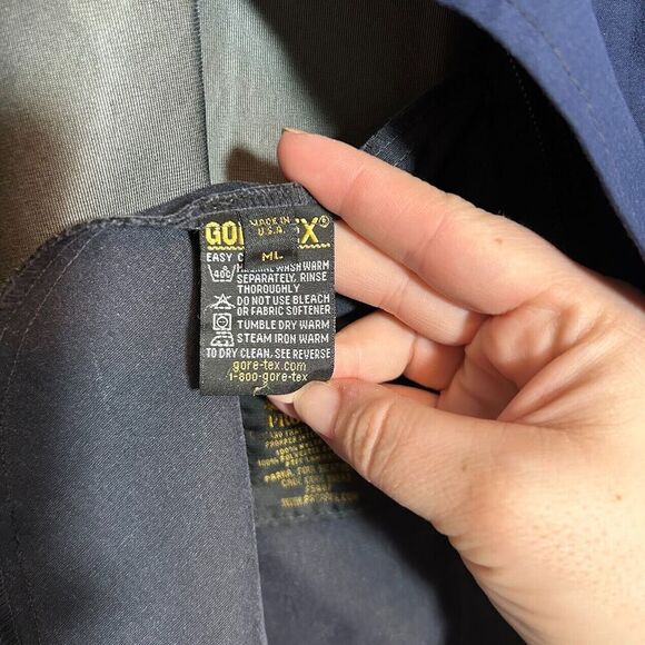 VTG Propper GoreTex Foul Weather Jacket Coat Mens M Long USA Navy Coast Guard - Picture 10 of 10